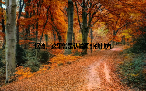 据传, 这里曾是伏羲画卦的地方