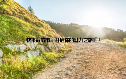 快来武威市, 开启你的魅力之旅吧!