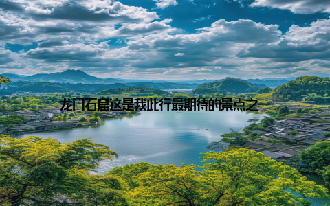 龙门石窟这是我此行最期待的景点之一