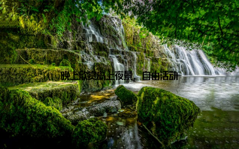 晚上欣赏岛上夜景, 自由活动