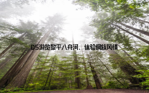 D5游览黎平八舟河, 体验侗族风情