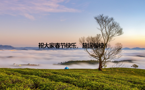 祝大家春节快乐, 旅途愉快!