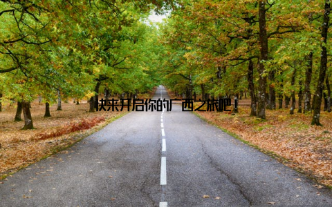 快来开启你的广西之旅吧!